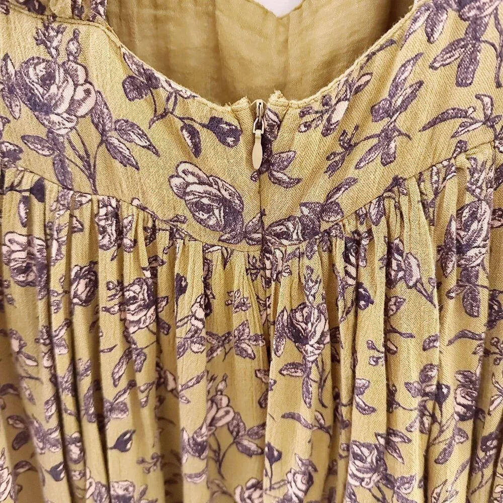 RAGA Floral Sofia Cutout Short Dress Romper Mini Criss Cross - Picture 6 of 8